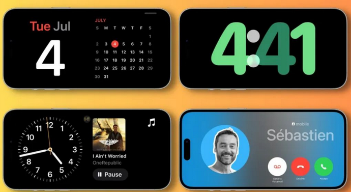 乳源苹果手机维修分享iOS17横屏充电待机显示有什么好处 