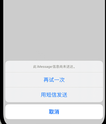 乳源apple维修iPhone上无法正常发送iMessage信息