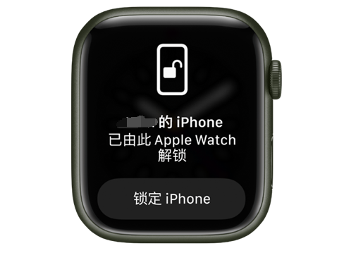 乳源苹果手机维修分享用 AppleWatch 解锁配备面容 ID 的 iPhone方法 