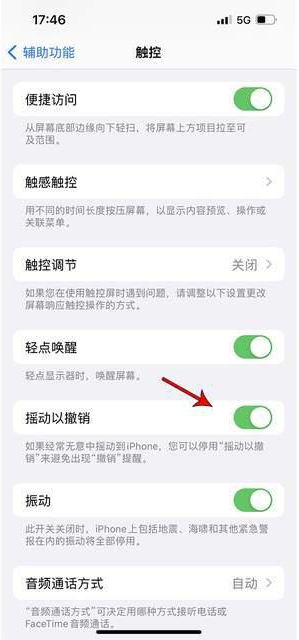 乳源苹果手机维修分享iPhone手机如何设置摇一摇删除文字 